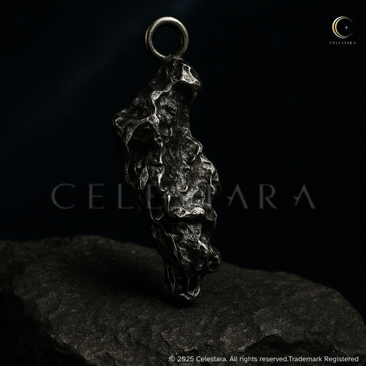 (only 1 available) Campo del Cielo Real Meteorite Pendant – CE-ALE-2505-020